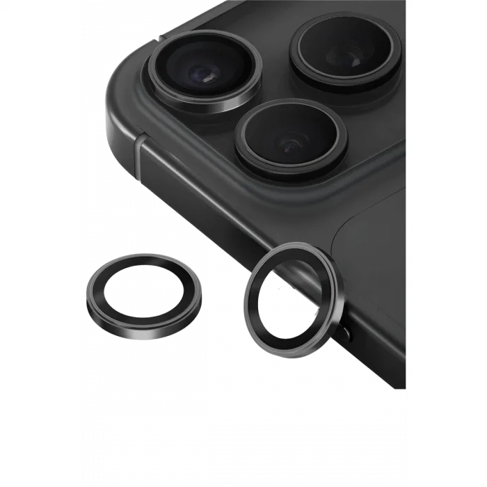 İphone 18 Pro Max Bilvis Titan Kamera Lens - Siyah