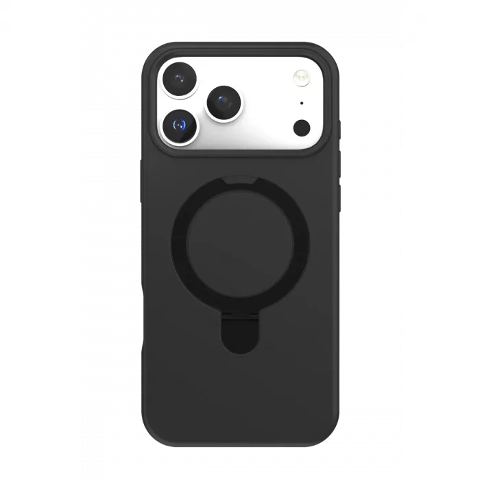 iPhone 18 Pro Max Regal Magsafe Standlı Kapak - Siyah