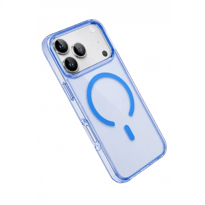 iPhone 18 Pro Pc Real Magsafe Kapak - Sierra Blue