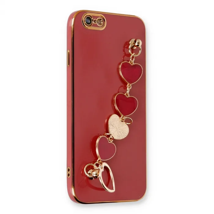 İphone 6 Kılıf Esila Silikon - Kırmızı