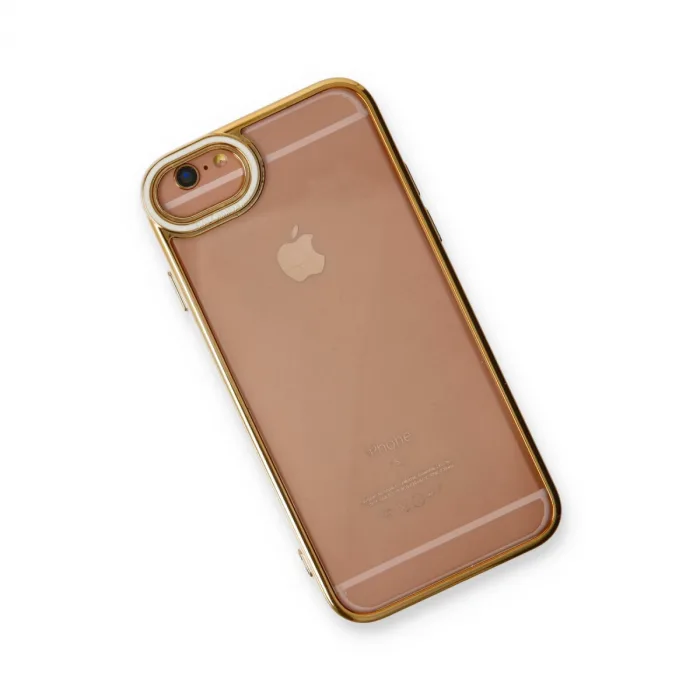 İphone 6 Kılıf Liva Lens Silikon - Beyaz