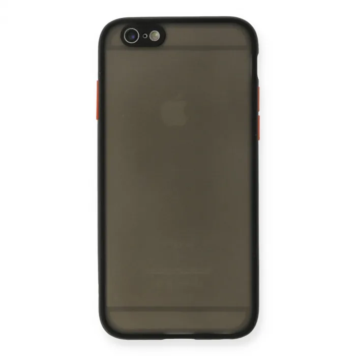 İphone 6 Kılıf Montreal Silikon Kapak - Siyah