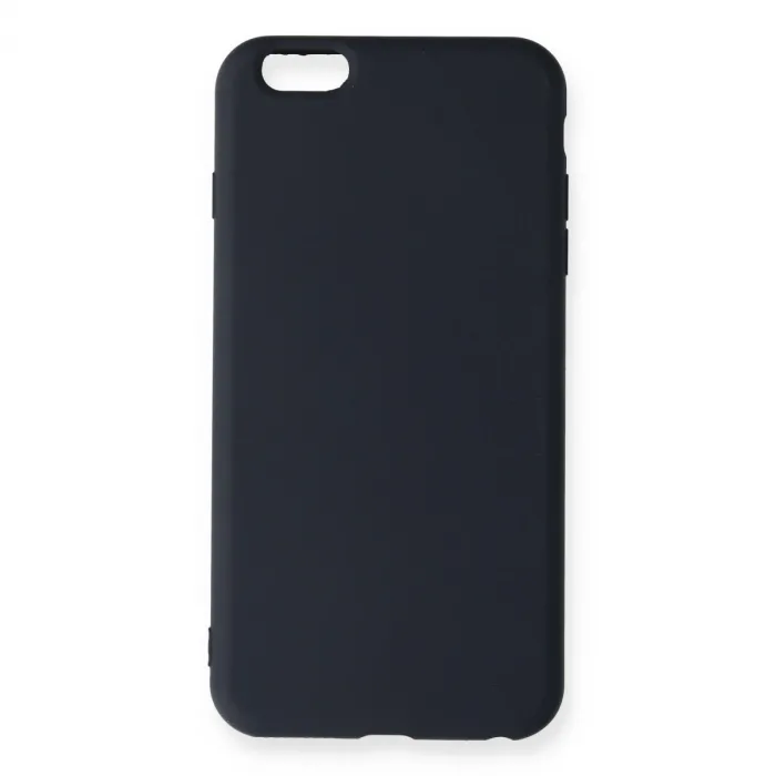 İphone 6 Plus Kılıf Nano İçi Kadife Silikon - Lacivert