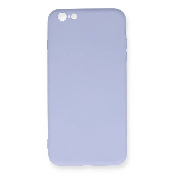 İphone 6 Plus Kılıf Nano İçi Kadife Silikon - Lila