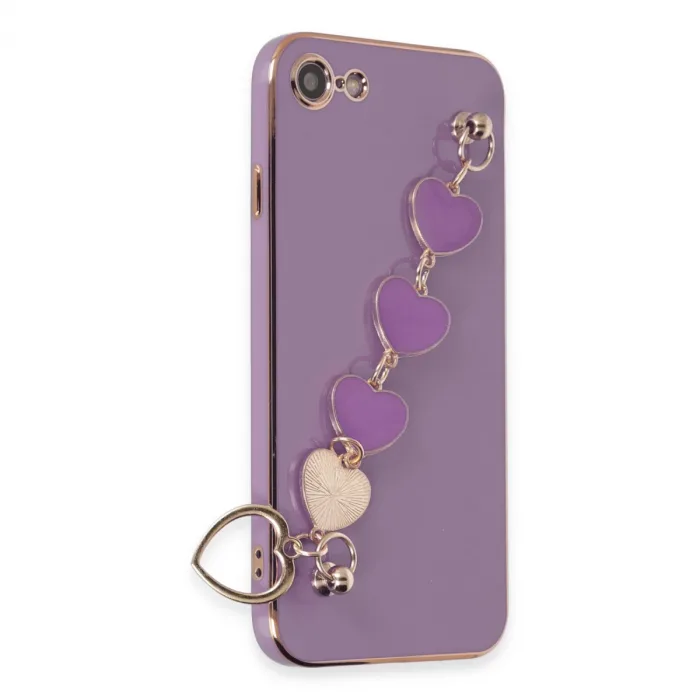 İphone 7 Kılıf Esila Silikon - Mor