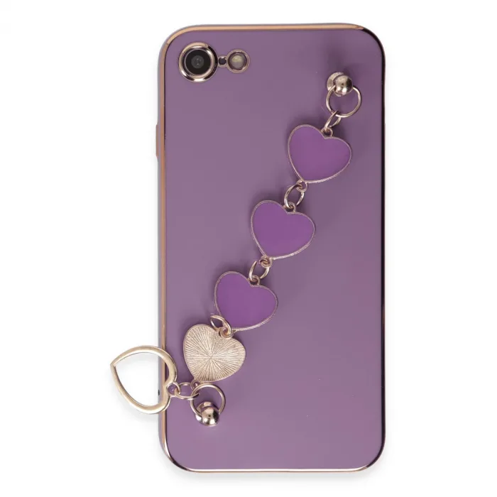 İphone 7 Kılıf Esila Silikon - Mor