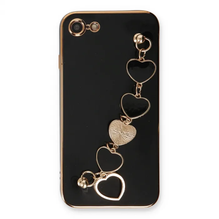 İphone 7 Kılıf Esila Silikon - Siyah