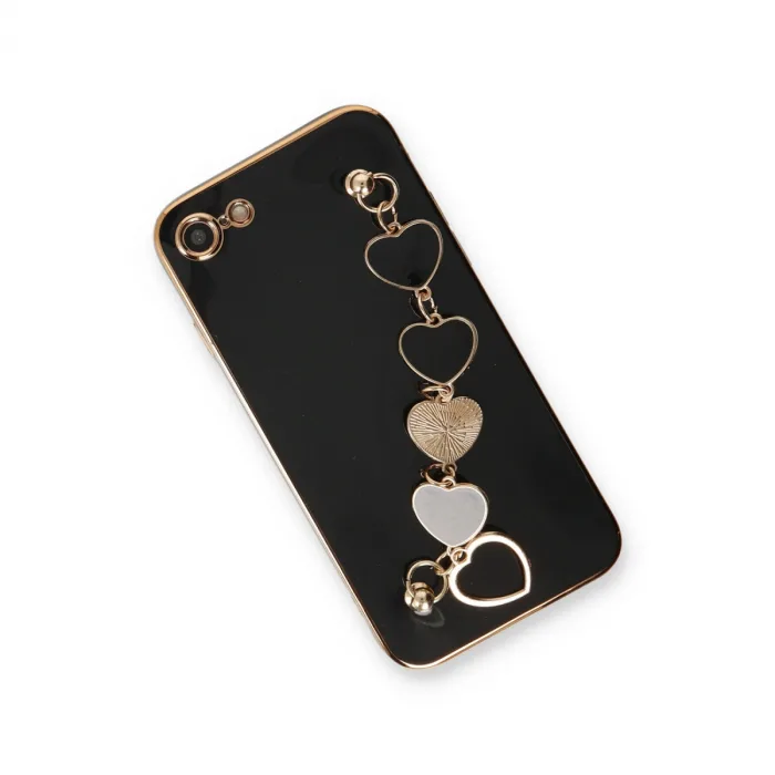 İphone 7 Kılıf Esila Silikon - Siyah