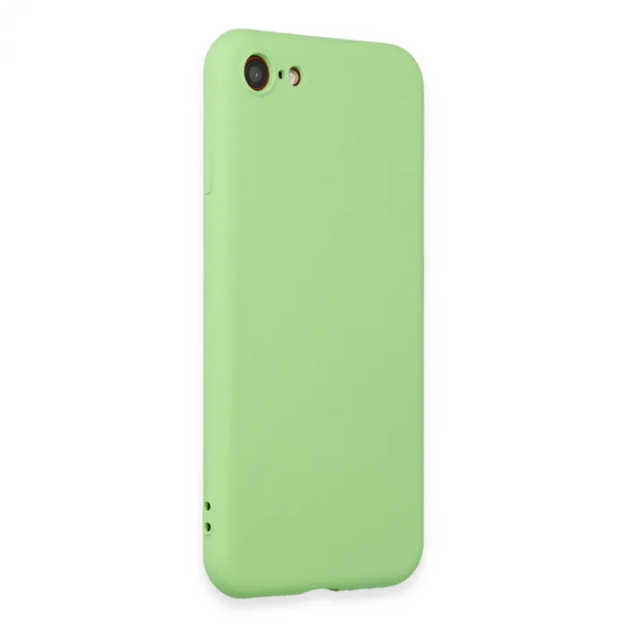 iPhone 7 Kılıf First Silikon - Açık Yeşil
