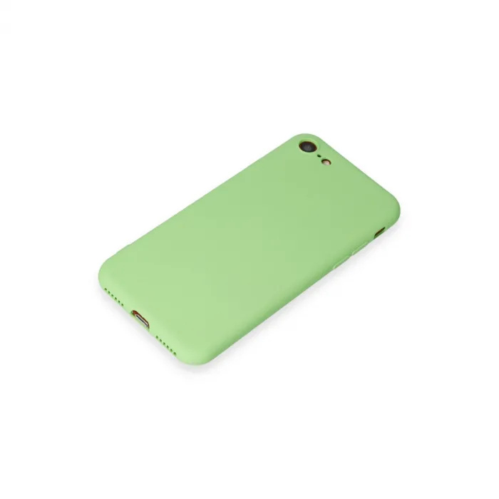 iPhone 7 Kılıf First Silikon - Açık Yeşil