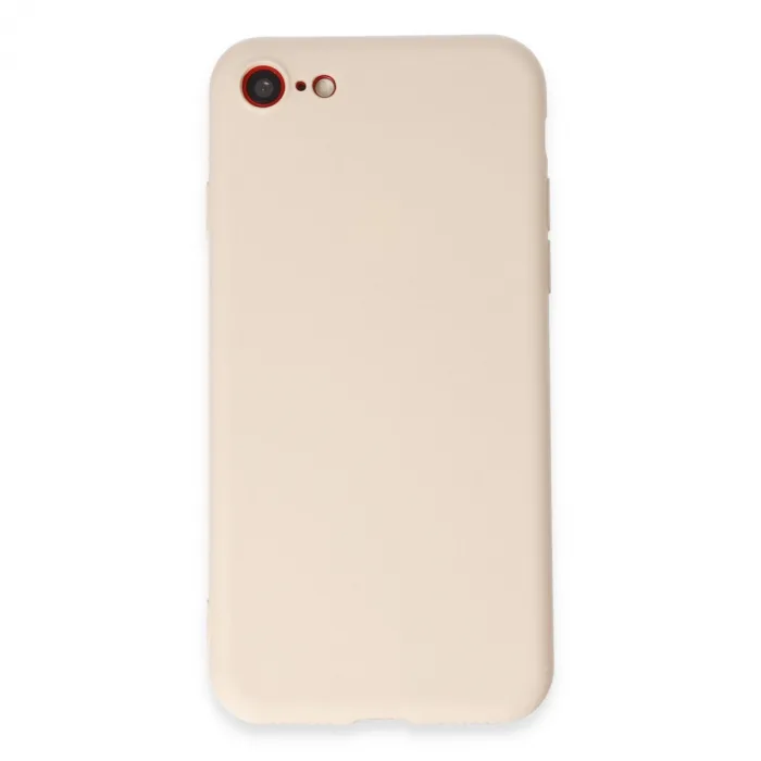 İphone 7 Kılıf First Silikon - Krem