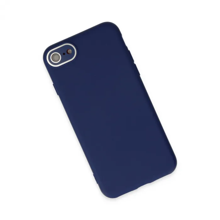 İphone 7 Kılıf Lansman Glass Kapak - Sky Blue