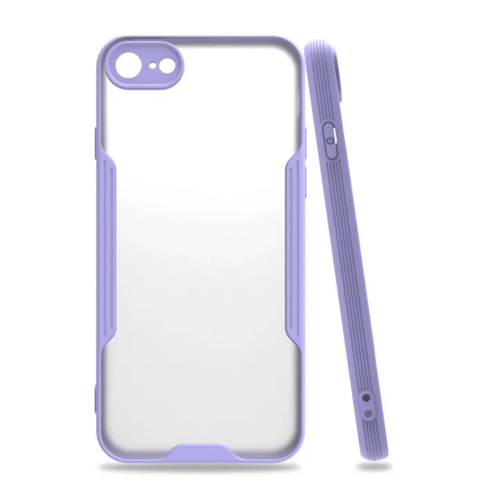 İphone 7 Kılıf Platin Silikon - Lila