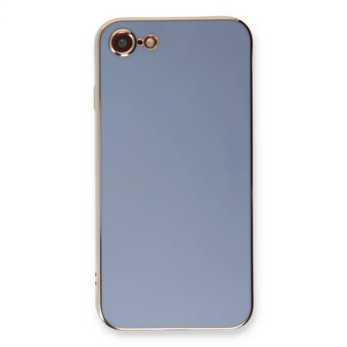 İphone 7 Kılıf Volet Silikon - Mavi