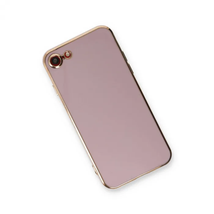 İphone 7 Kılıf Volet Silikon - Mor