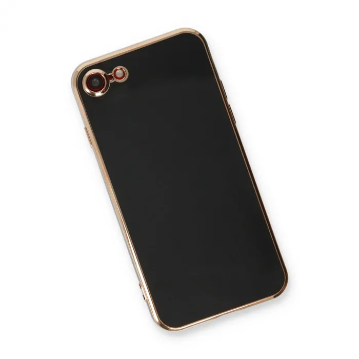 İphone 7 Kılıf Volet Silikon - Siyah