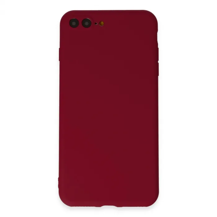 İphone 7 Plus Kılıf First Silikon - Bordo