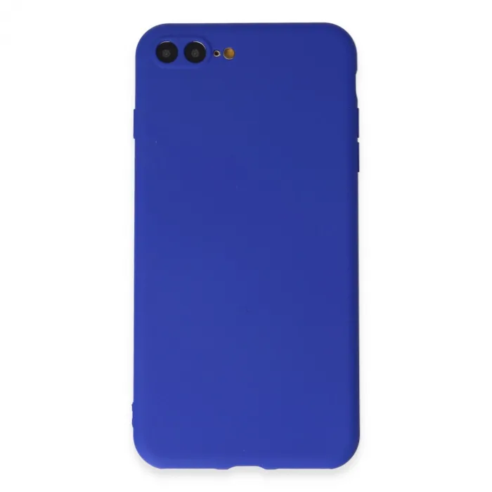 İphone 7 Plus Kılıf First Silikon - Koyu Mavi