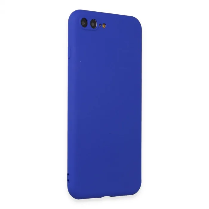 İphone 7 Plus Kılıf First Silikon - Koyu Mavi
