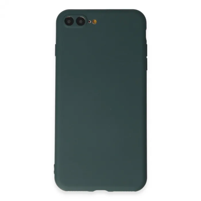İphone 7 Plus Kılıf First Silikon - Koyu Yeşil