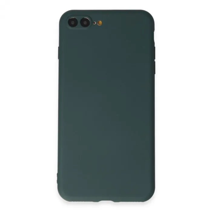 İphone 7 Plus Kılıf First Silikon - Koyu Yeşil