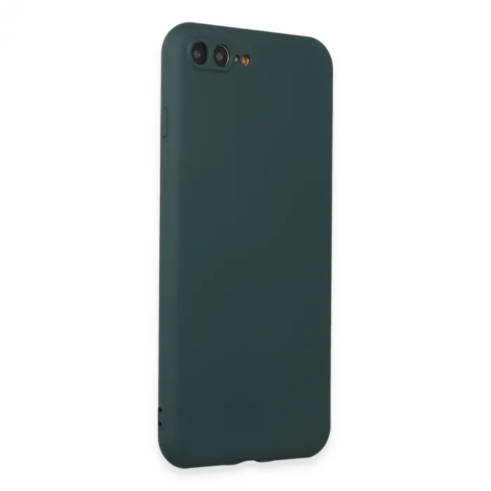 İphone 7 Plus Kılıf First Silikon - Koyu Yeşil