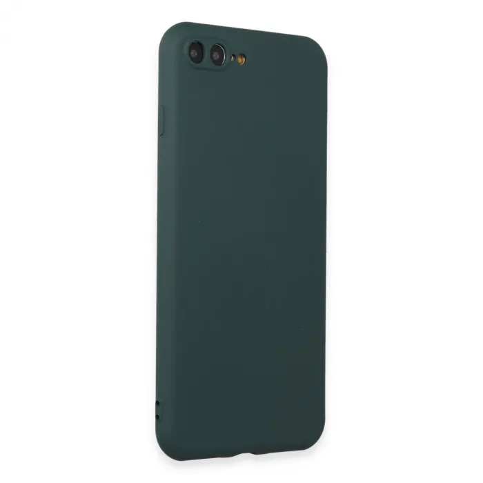 İphone 7 Plus Kılıf First Silikon - Koyu Yeşil
