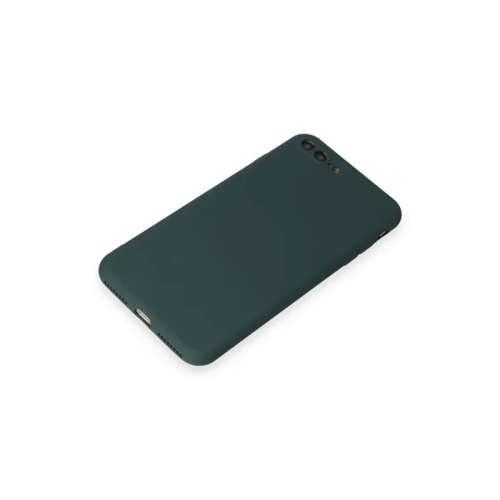 İphone 7 Plus Kılıf First Silikon - Koyu Yeşil