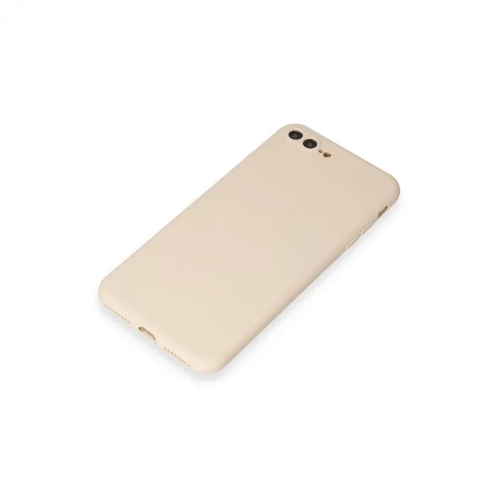 İphone 7 Plus Kılıf First Silikon - Krem