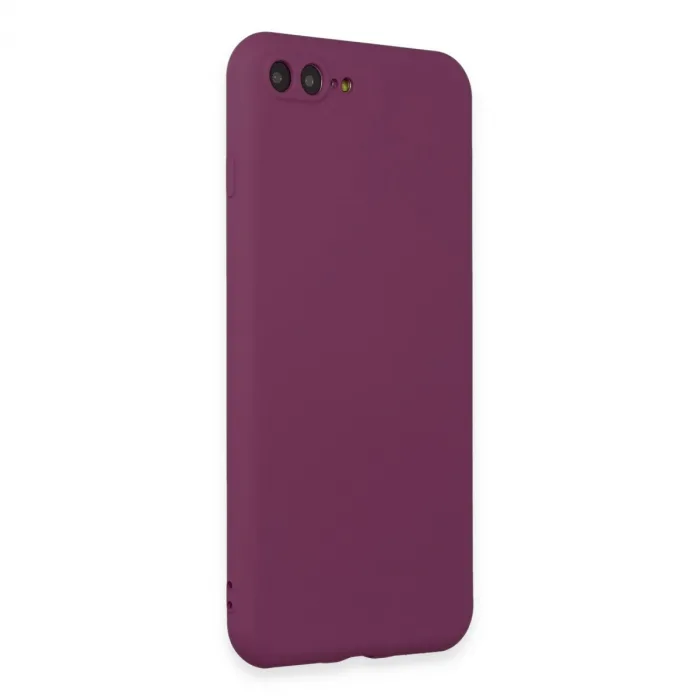 İphone 7 Plus Kılıf First Silikon - Mürdüm