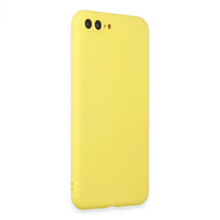 İphone 7 Plus Kılıf First Silikon - Sarı