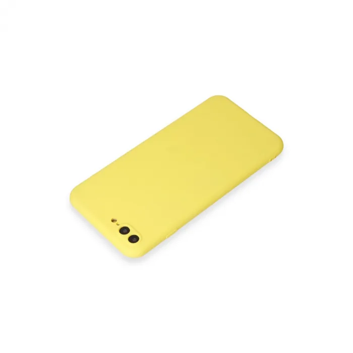 İphone 7 Plus Kılıf First Silikon - Sarı