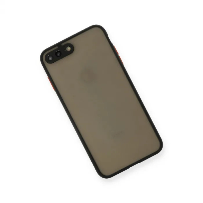 İphone 7 Plus Kılıf Montreal Silikon Kapak - Siyah