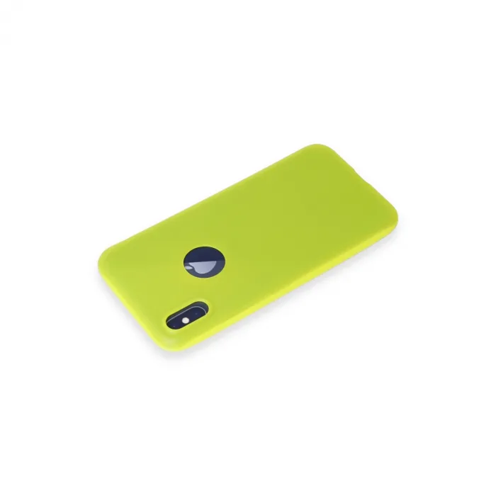 İphone X Kılıf First Silikon - Parlak Sarı