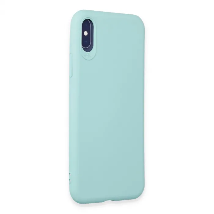 iPhone X Kılıf First Silikon - Turkuaz