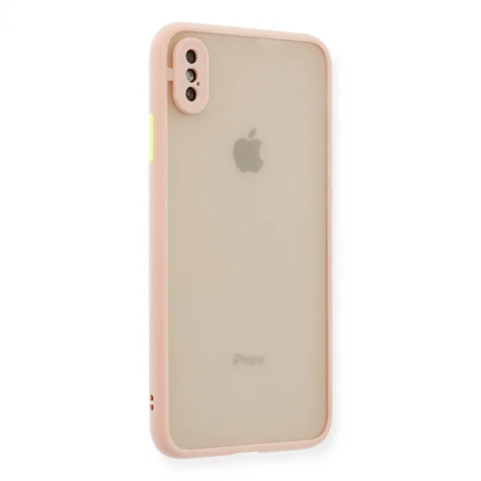 İphone X Kılıf Montreal Silikon Kapak - Pembe
