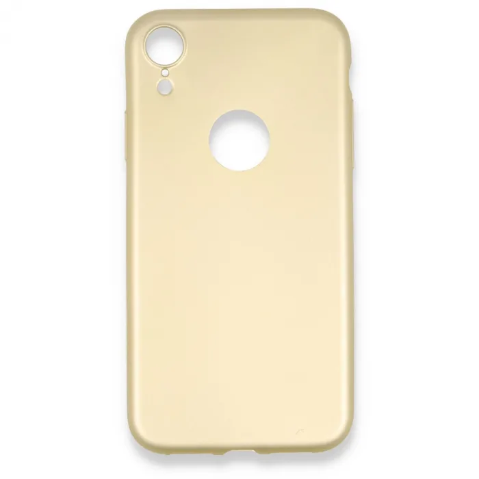 İphone Xr Kılıf First Silikon - Gold