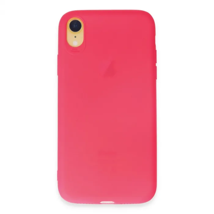 iPhone XR Kılıf First Silikon - Pembe