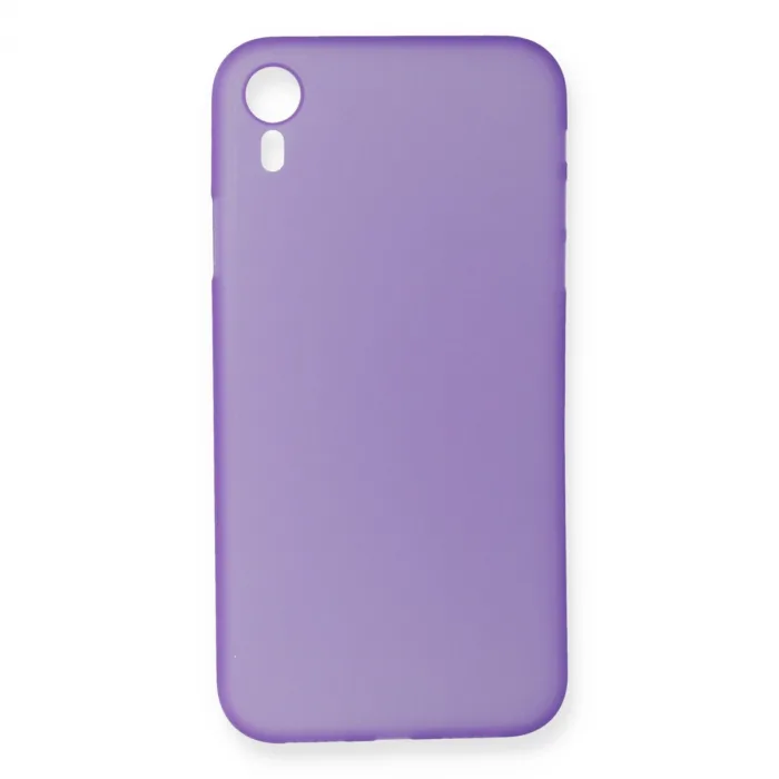 İphone Xr Kılıf Pp Ultra İnce Kapak - Mor