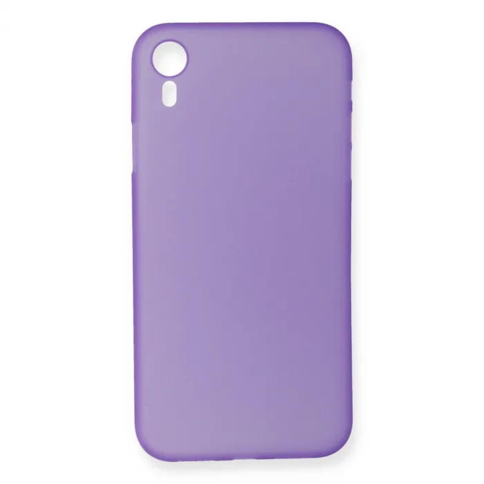 İphone Xr Kılıf Pp Ultra İnce Kapak - Mor