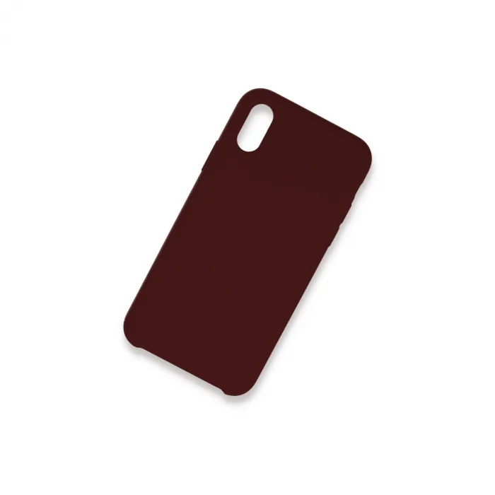 İphone Xs Max Kılıf Lansman Legant Silikon - Bordo