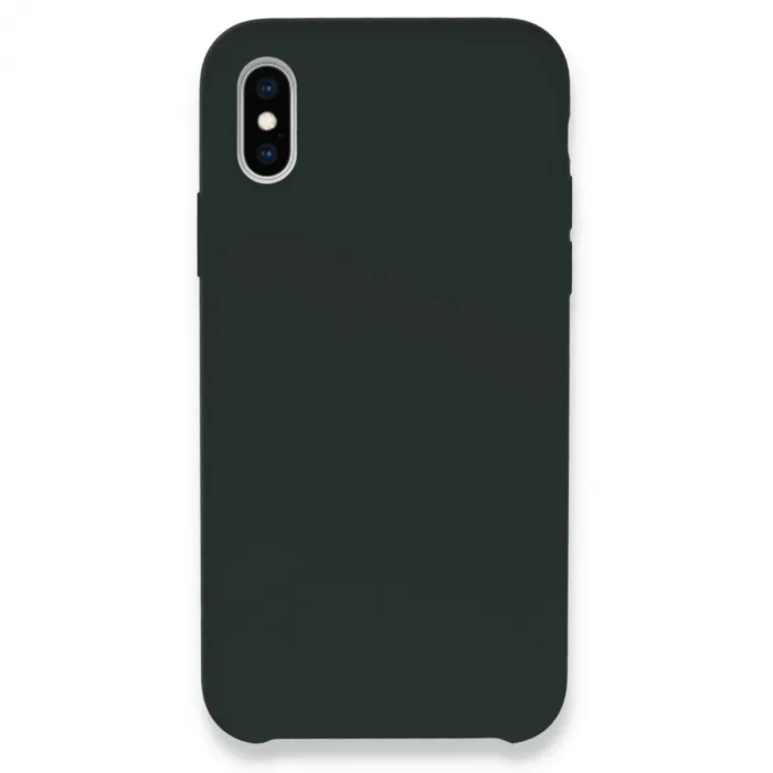 İphone Xs Max Kılıf Lansman Legant Silikon - Koyu Yeşil