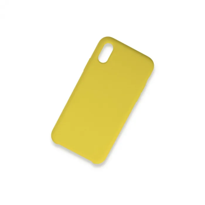 İphone Xs Max Kılıf Lansman Legant Silikon - Sarı
