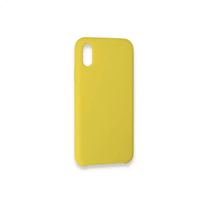 İphone Xs Max Kılıf Lansman Legant Silikon - Sarı