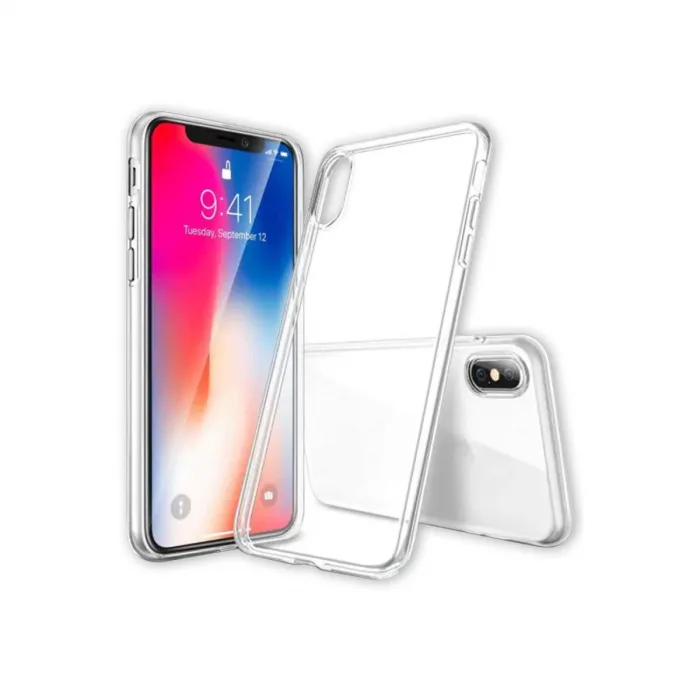 İphone Xs Max Kılıf Lüx Şeffaf Silikon