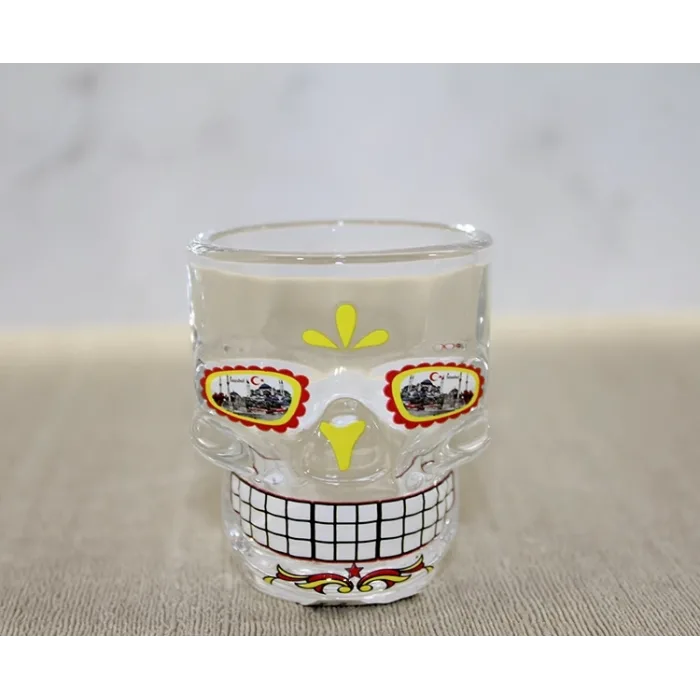 İstanbul Temalı Cam Kurukafa Shot Bardak Alk4302