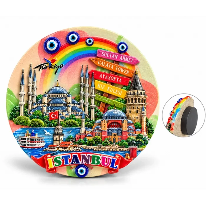 İstanbul Temalı Polyester Magnet Alk5862