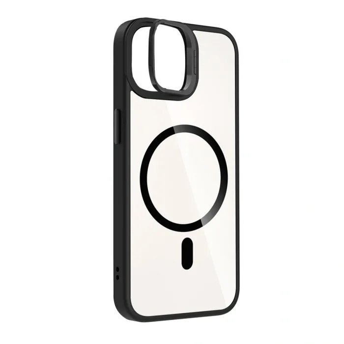 Joko Apple İphone 11 Remim Lensli Magsafe Standlı Kapak - Siyah