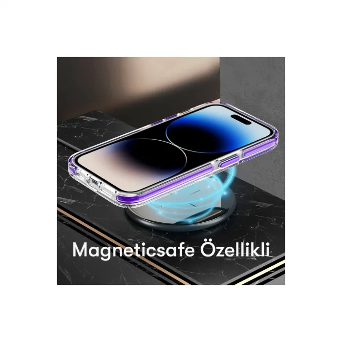 Joko  iPhone 15 Pro Max Bella Magsafe Kapak - Mavi