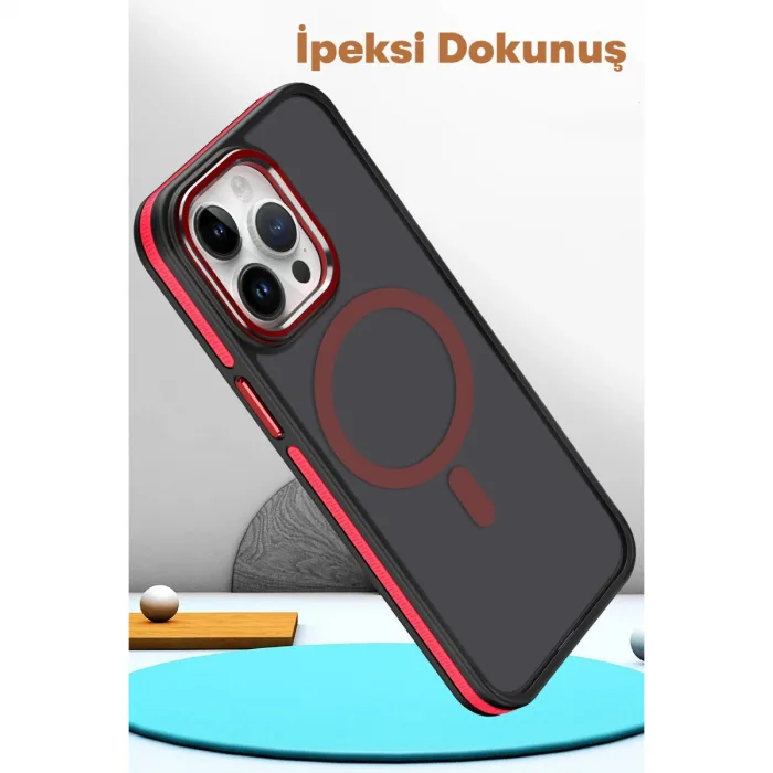 Joko  iPhone 15 Pro Max Winner Magsafe Kapak - Siyah